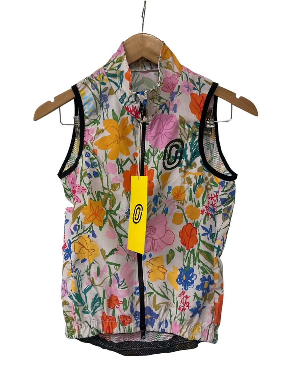 NWT Ostroy Cycling Vest Womens Floral Gilet Jersey Bike XS